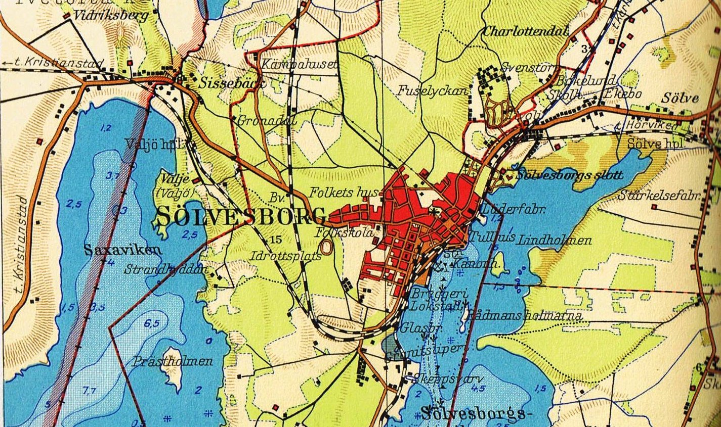 Sölvesborg stad 1929