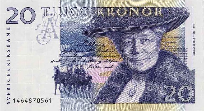 20 kr - Selma Lagerlöf - version 1