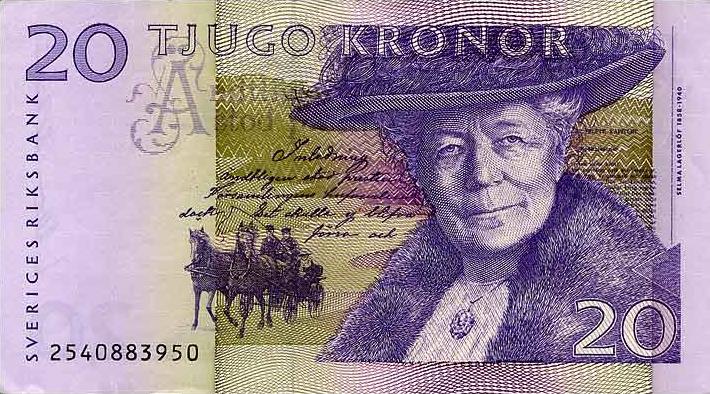 20 kr - Selma Lagerlöf - version 2